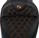 Roadsofa™ Seat - with Backrest - Orange Stitch - FL \'08-\'23 2008 - 2023