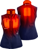 Women\'s 7V Torrid Softshell Heated Vest 2.0 - Navy - XL