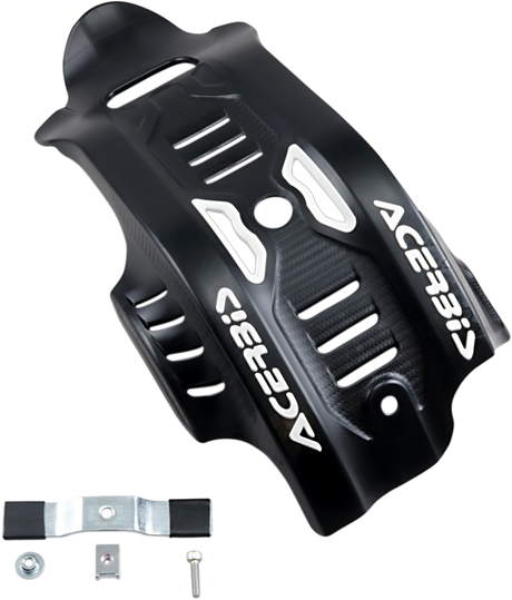 Skid Plate - Black/White - Gas Gas | Husqvarna | KTM 2019 - 2023