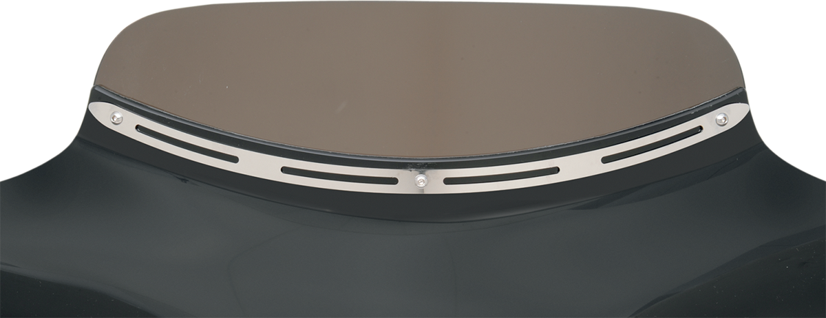 Fairing Windshield Trim - Stainless Steel - Slotted - Slim