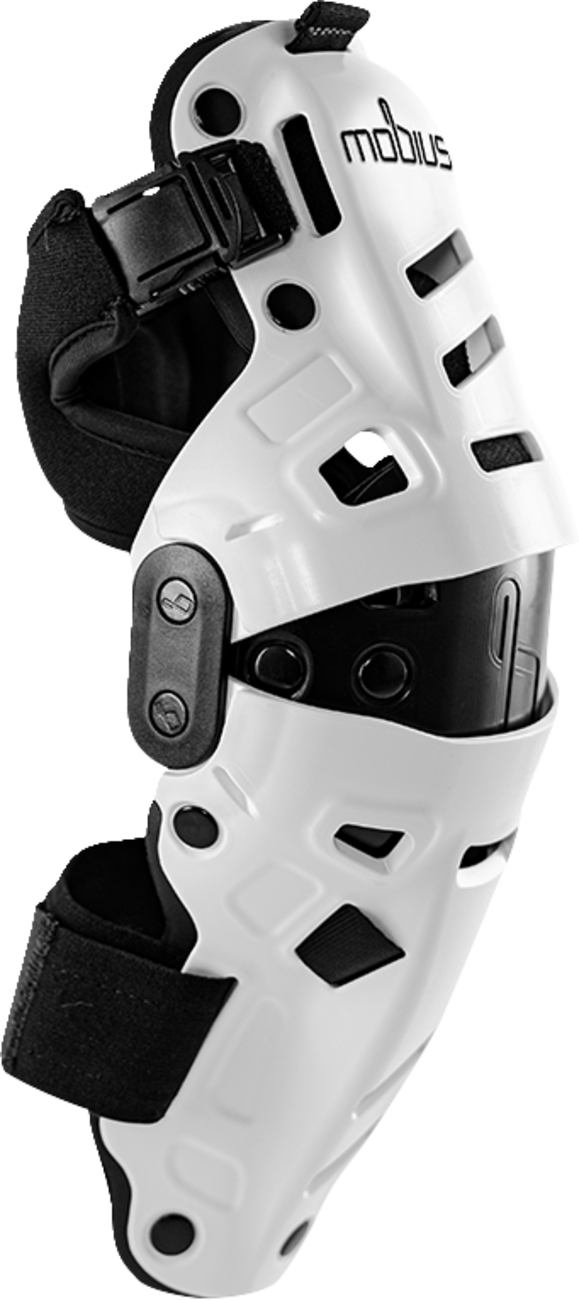 X8H Hybrid Knee Support - White/Black - S/M