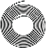 Braided Oil/Fuel Hose - Stainless Steel - 5/16\" x 25\'