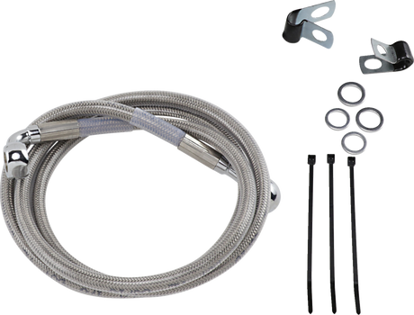 Brake Line - Front - +4\" - Stainless Steel 1988 - 2003