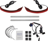 Saddlebag Lights - Low Profile - Red Lens - Indian 2015 - 2024