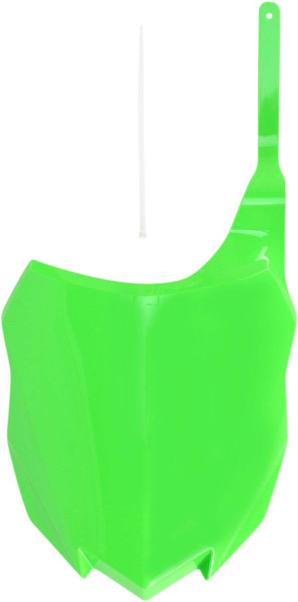 Front Number Plate - Green 2013 - 2016