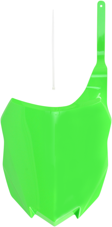 Front Number Plate - Green 2013 - 2016