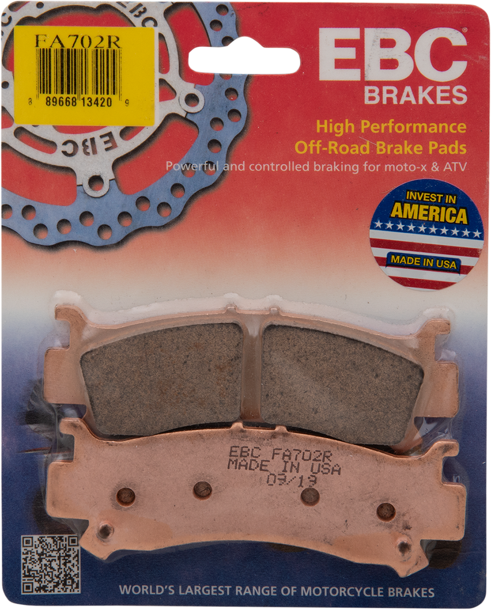 Sintered \"R\" Brake Pads 2016 - 2022