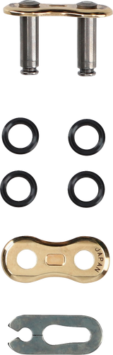 520 RV3D - Connecting Link - Semi Press - Gold