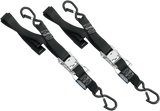Ratchet Tie-Downs - 1-1/2\" x 6\' - Black