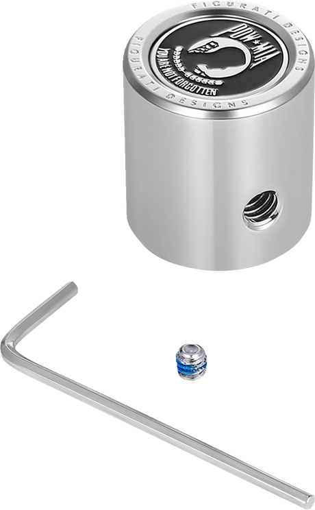 Heel-Toe Shifter Cover - POW MIA - Stainless Steel 1984 - 2022