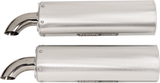 Full Dual Exhaust System - Brushed - RZR XP 1000 2024 - 2025