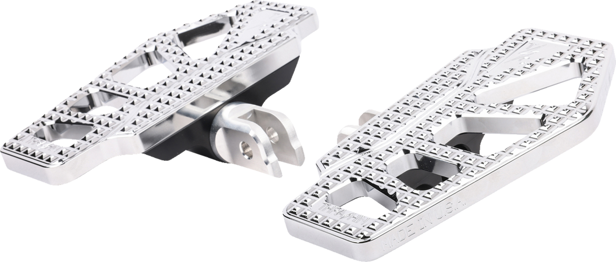 Apex Mini Floorboards - Front - Chrome 2018 - 2023