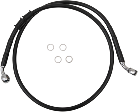 Brake Line - Front - +4\" - Black - XL 2014 - 2019
