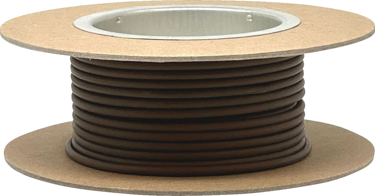 25\' GXL Wire Spool - 12 Gauge - Brown