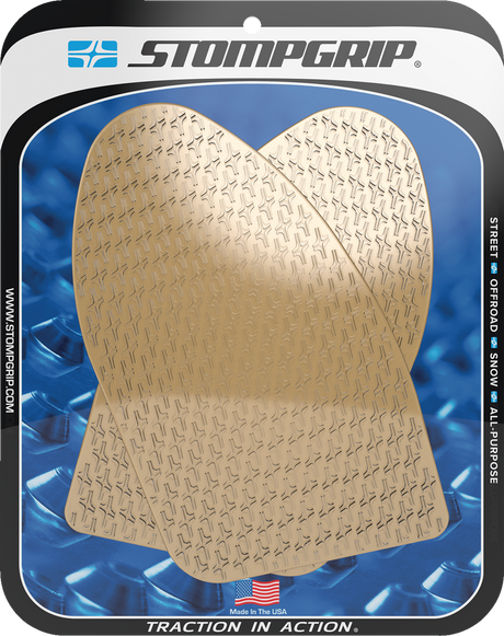 Traction Pad Tank Grips - Icon - Clear - Hayabusa 2022 - 2025