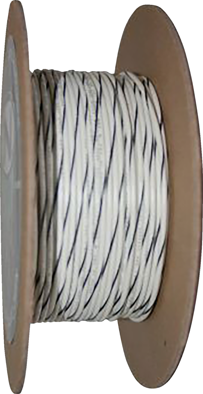 100\' Wire Spool - 20 Gauge - White/Black