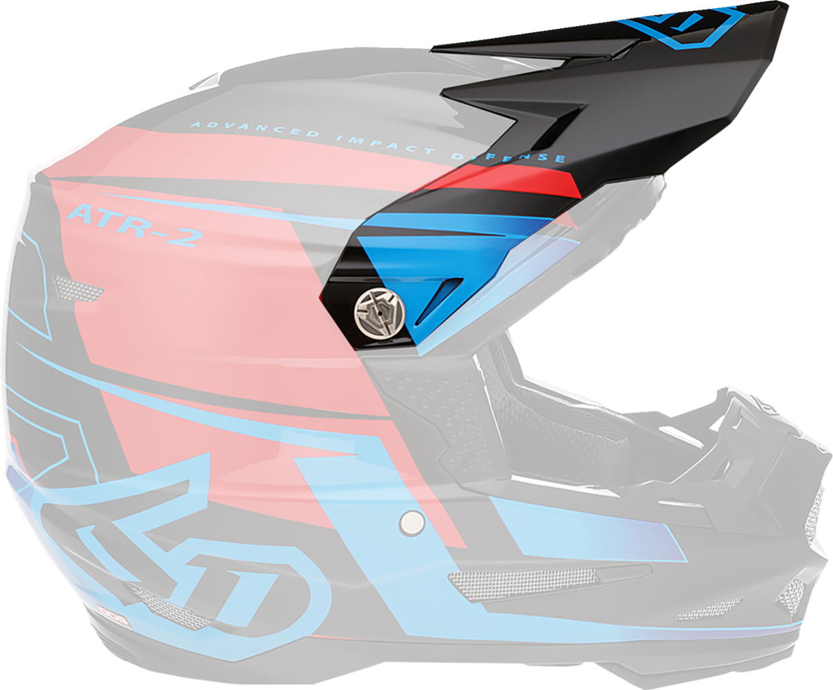 ATR-2 Visor - Mach - Black/Red/Blue