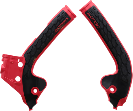 X-Grip Frame Guards - Red/Black - Gas Gas | Husqvarna | KTM 2018 - 2023