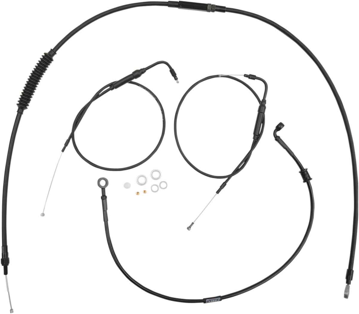 Handlebar Cable And Brake Line Kit - Clubman Handlebars 1997 - 2003