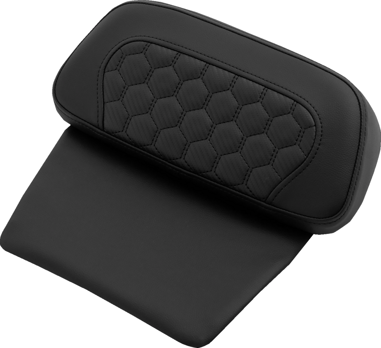 Chopped Tour Pak Pad - Honeycomb - Black Stitching - FLH/FLT \'14-\'24 2014 - 2024
