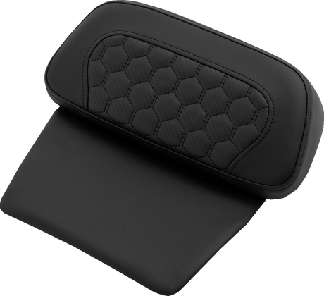 Chopped Tour Pak Pad - Honeycomb - Black Stitching - FLH/FLT \'14-\'24 2014 - 2024