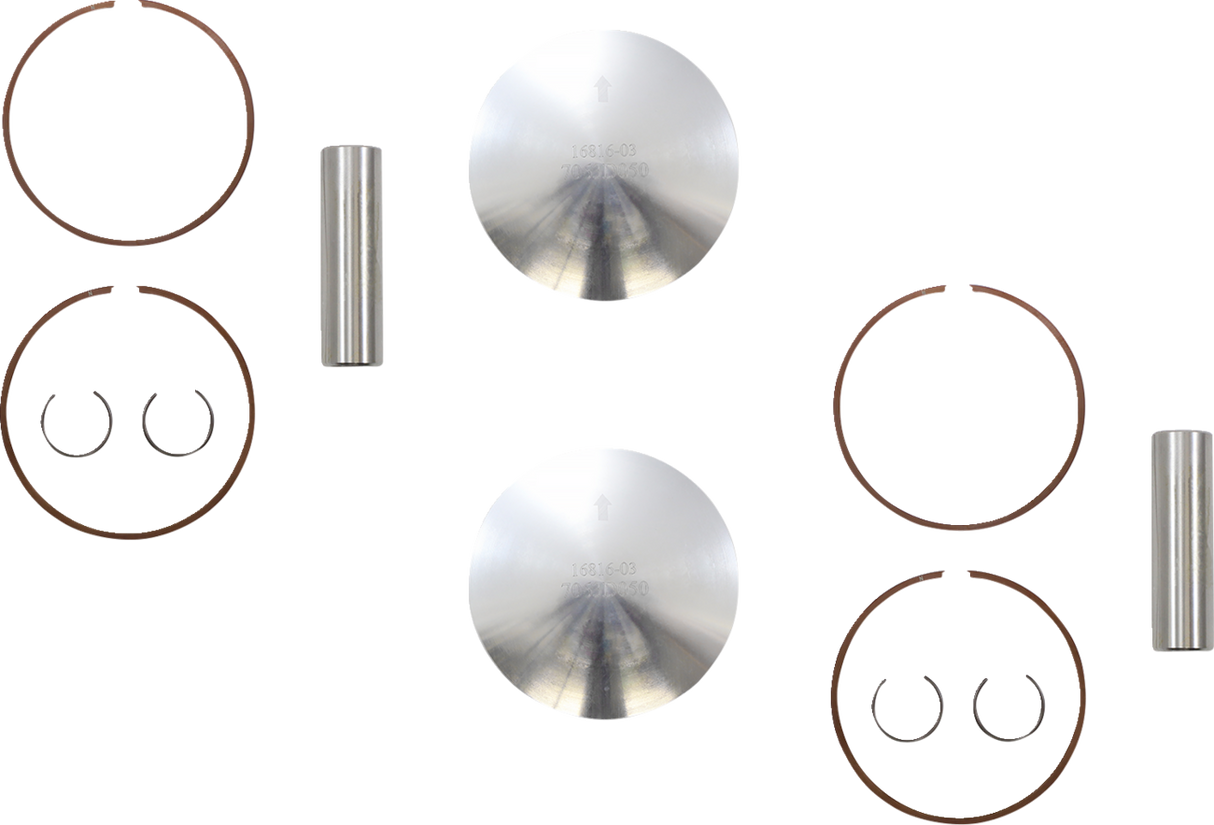 Piston Kit - 72.38 mm - Polaris 1986 - 2006