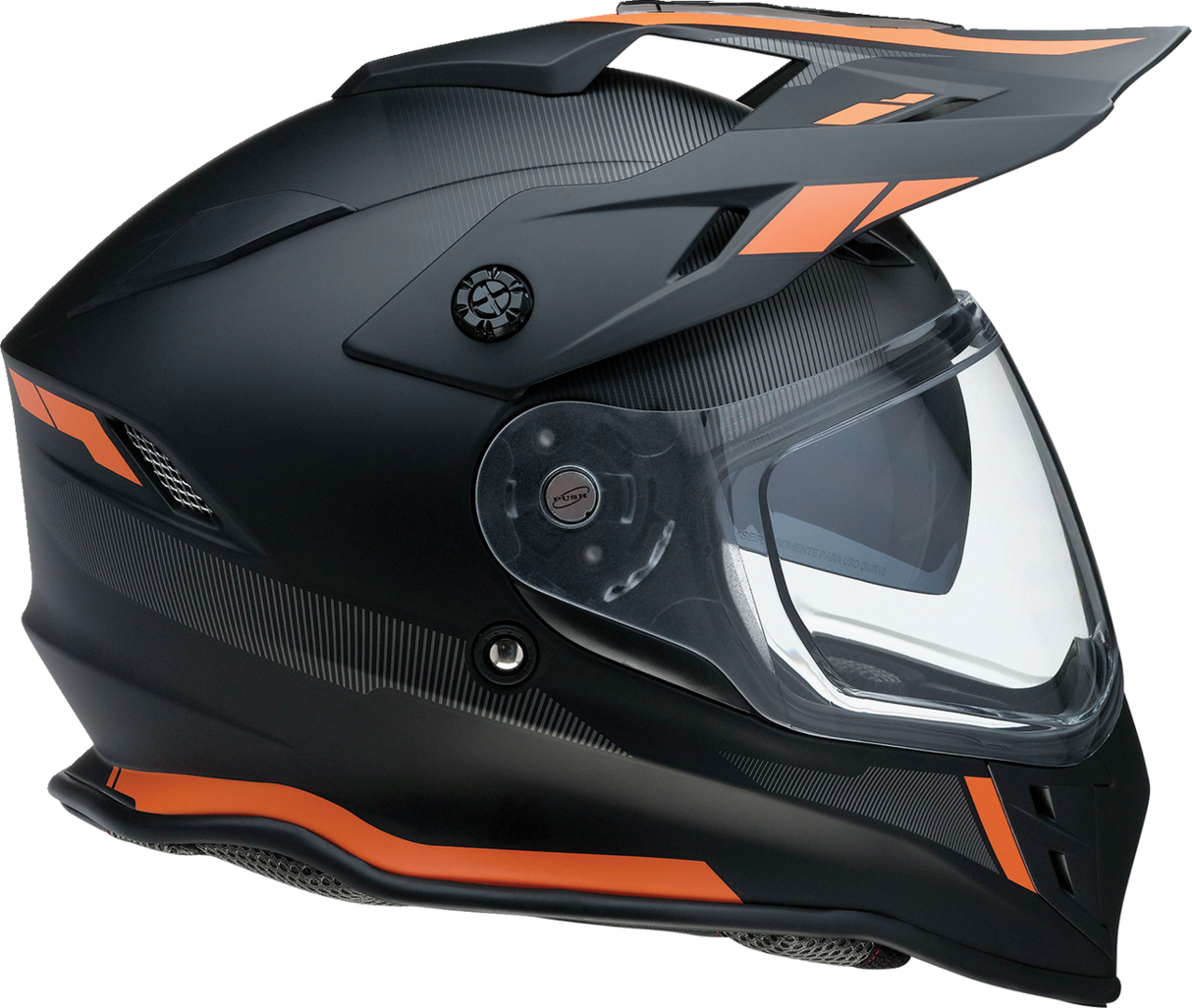 Range Helmet - Uptake - Black/Orange - Medium
