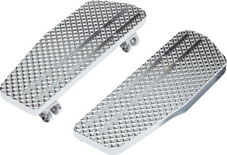 County Line Billet Floorboards - Chrome - FL 1965 - 2022