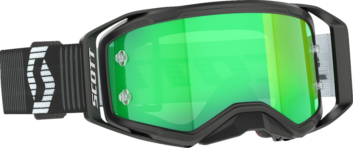 Prospect 2.0 Goggle - Black/White - Green Chrome Works Lens