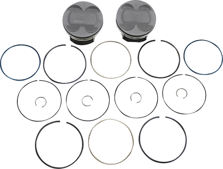 Piston Kit - 124\" - Standard - M8 2017 - 2020