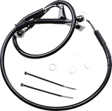 Brake Line - Front - +4\" - Black - XL 2014 - 2022
