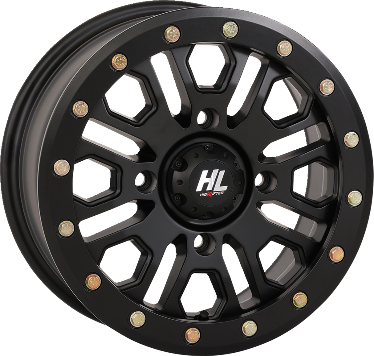 Wheel - HL23 Beadlock - Front/Rear - Matte Black - 14x7 - 4/137 - 5+2 (+38 mm) 1992 - 2024