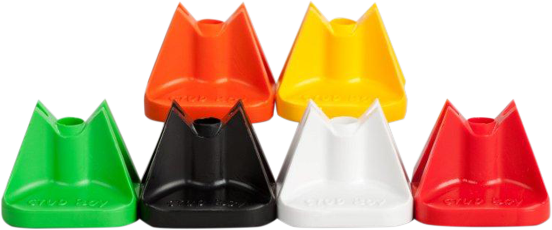 Single Backer Plates - Orange - 96 Pack