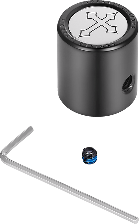 Heel-Toe Shifter Cover - Maltese Cross - Black 1984 - 2022