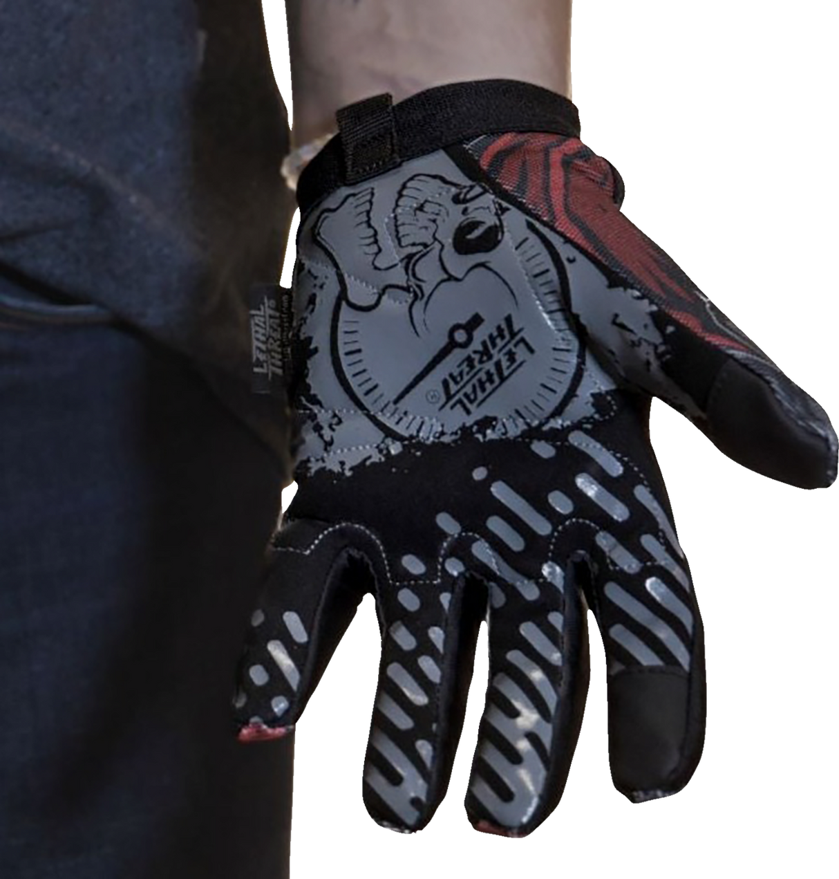 Good N Evil Skulls Gloves - Black - 2XL