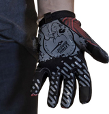 Good N Evil Skulls Gloves - Black - 2XL