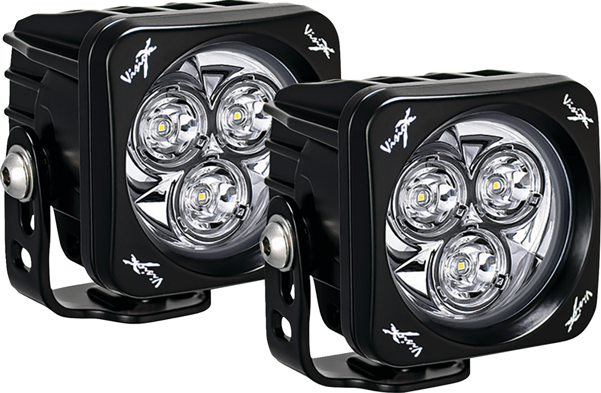 Light Cannon - CG2 - 3\" - Multi LED - Square - Clear Lens