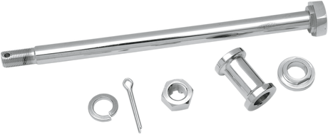 Axle Kit - Rear - Chrome - \'52-\'78 Harley-Davidson 1952 - 1978