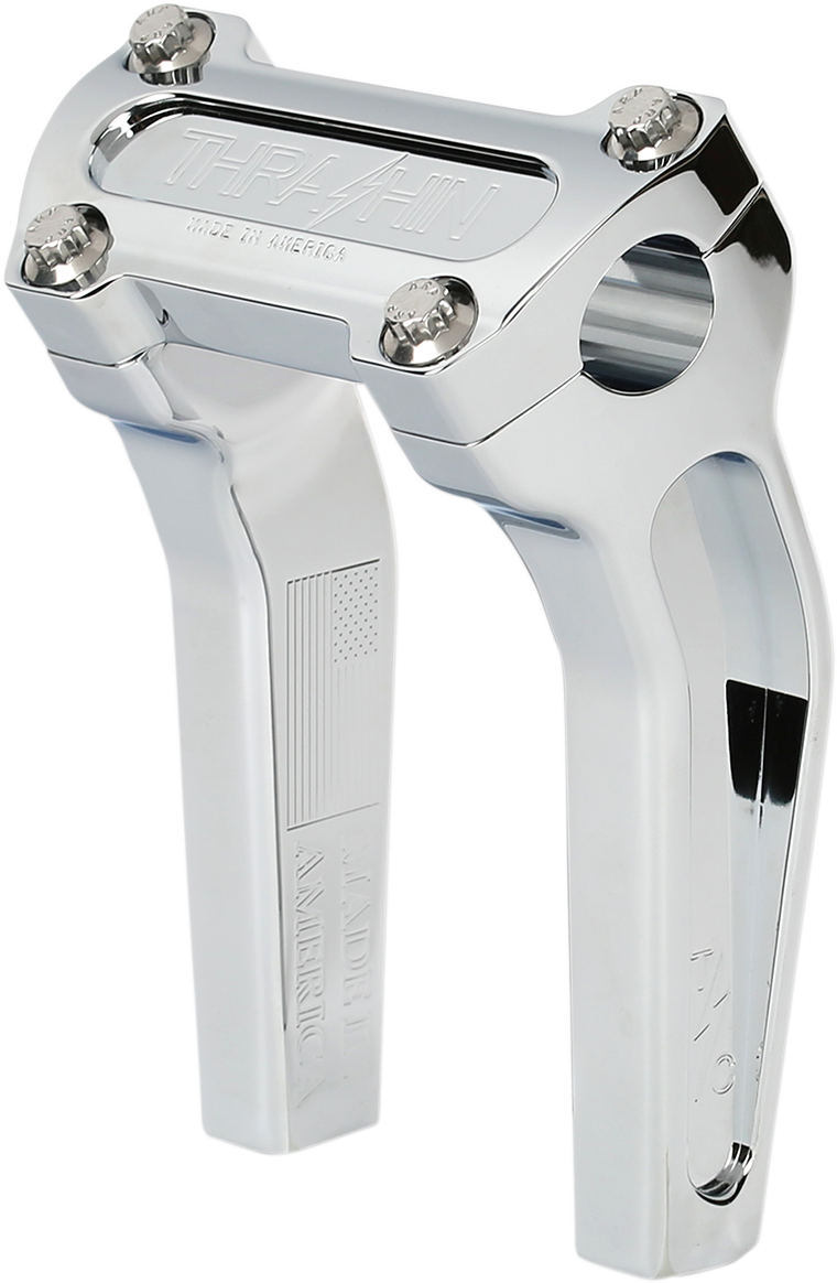 Risers - Pull Back - 6-1/2\" - Chrome