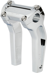 Risers - Pull Back - 6-1/2\" - Chrome