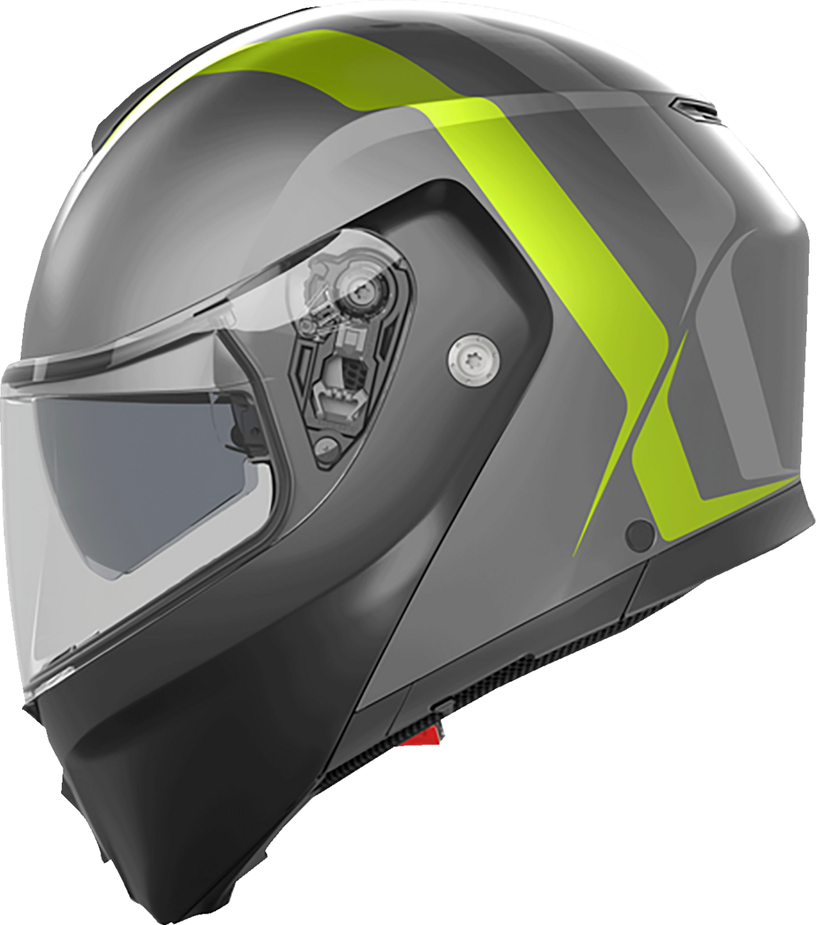 Streetmodular Helmet - Resia - Matte Gray/Black/Yellow Fluo - Small