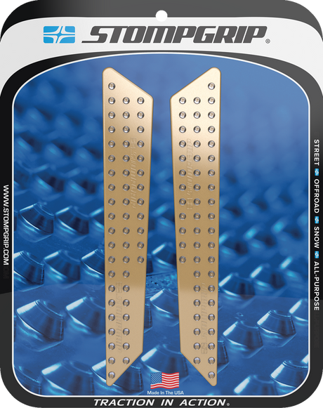 Traction Pad Tank Grips - Volcano - Clear - Tiger 1200 Rally Explorer 2022 - 2024