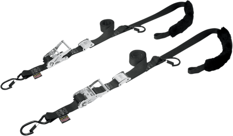 Cam Ratchet Tie-Downs - 1-1/2\" x 6-1/2\' - Black