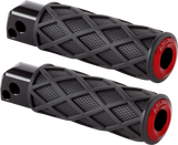 Diamond Footpegs - Passenger - Red 2018 - 2024
