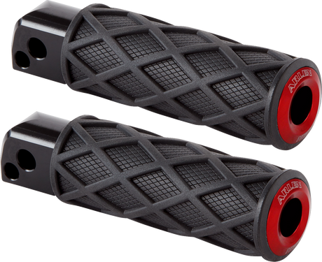 Diamond Footpegs - Passenger - Red 2018 - 2024