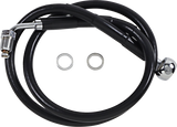 Brake Line - +8\" - Black - \'18-\'21 Softail 2018 - 2020