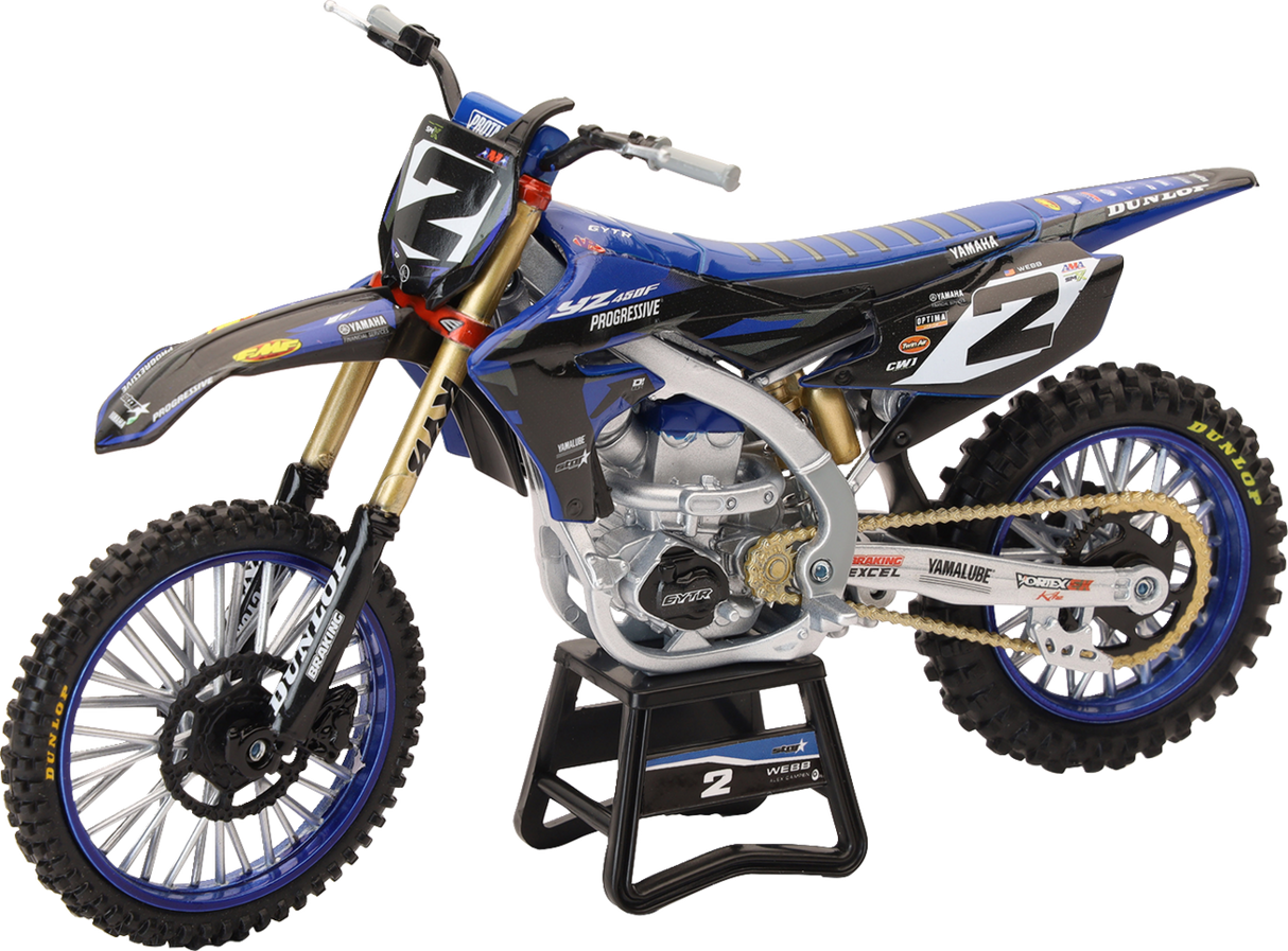 Yamaha YZ450F Dirt Bike - 1:12 Scale - Cooper Webb #2