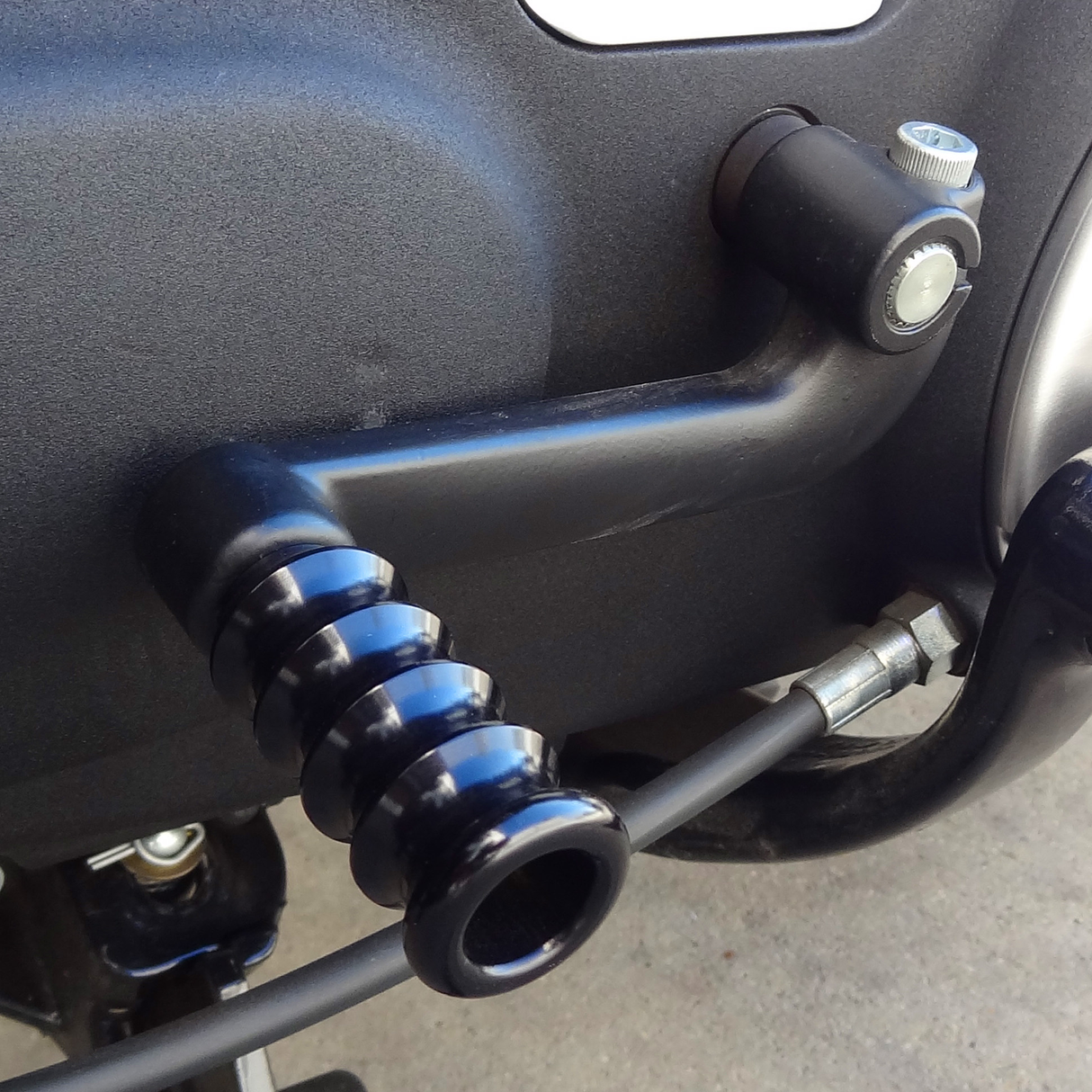 Ribbed Shift Peg - Black