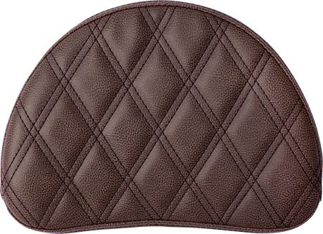 Sissy Bar Pad - Lattice Stitched - Brown