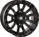 Wheel - HL21 - Front/Rear - Gloss Black - 14x7 - 4/156 - 4+3 (+10 mm) 1996 - 2024